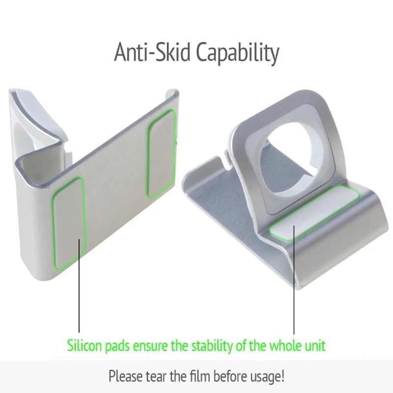 Алюминиевая Подставка для зарядки док станция Apple Watch серии 1/2/3/4 42 мм 38 40 44