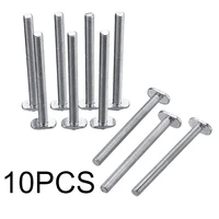 10pcs m8x100mm t nut sliding screws for 30 series t track t slot miter carpentry jig router table woodworking tool