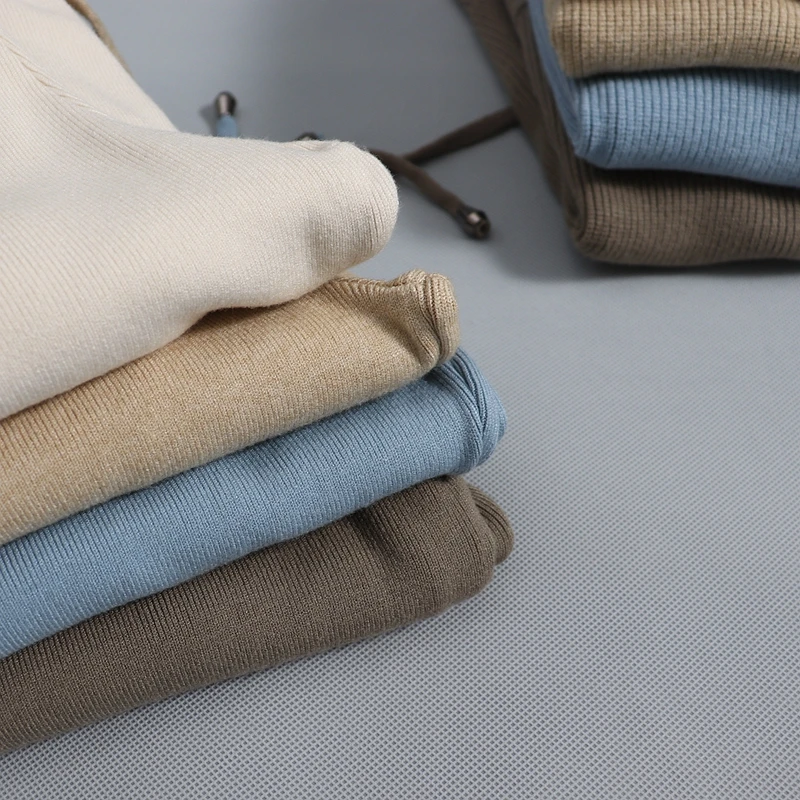 Костюм женский трикотажный из двух предметов GIGOGOU свитер с длинным рукавом и