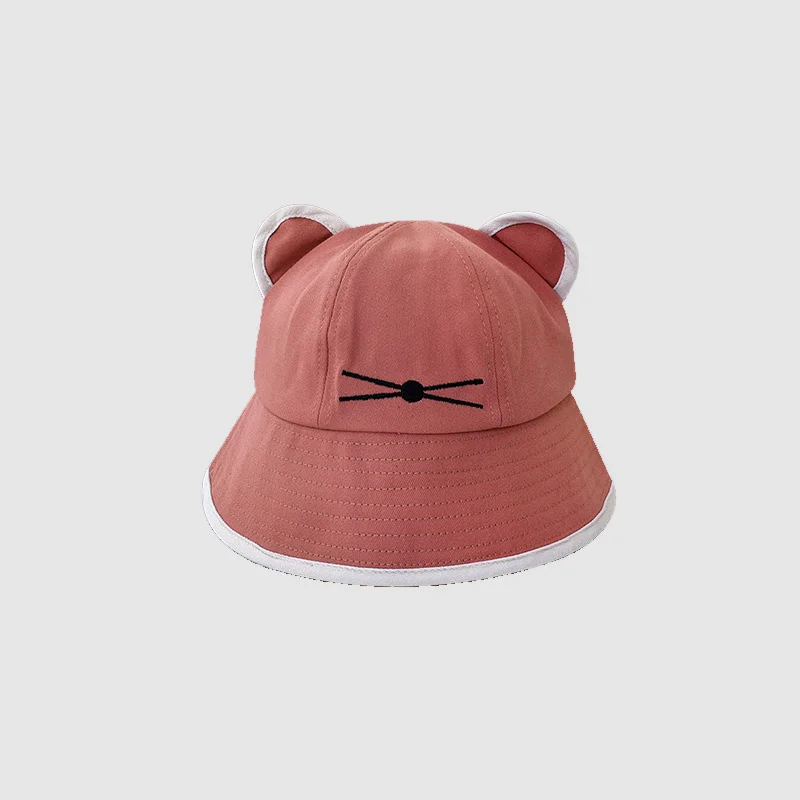 

Beautiful girl's bucket hat Fisherman's ar spring cap and summer fashion solid fisherman's style outdoor hat