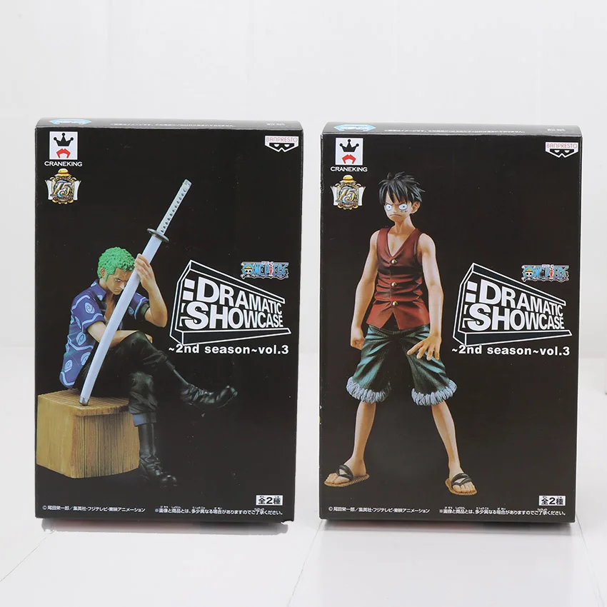 Аниме one piece Figure Roronoa Зоро фигурка битва Версия ренгоку онигири Зоро ПВХ модель куклы 13-26 см игрушки - Цвет: 14445 luffy zoro box