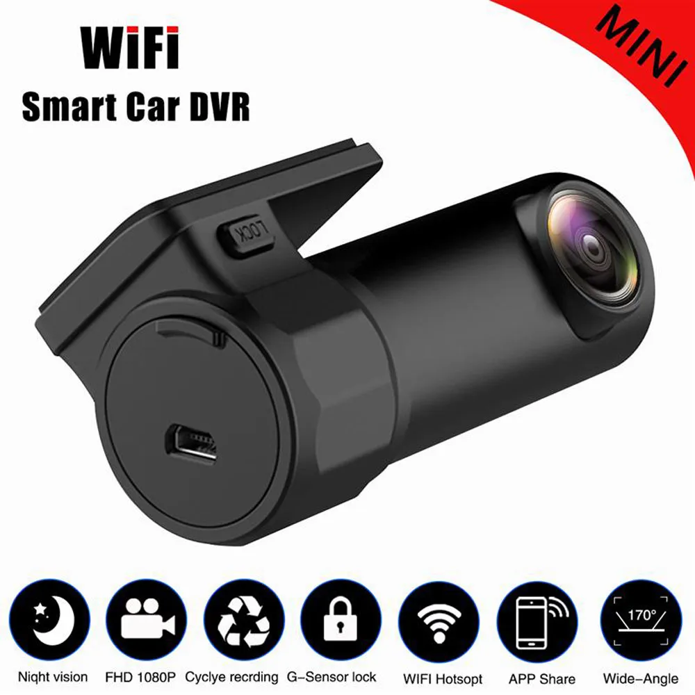 Мини-видеорегистратор автомобильный 360 дюйма Wi-Fi 1080P | Автомобили и мотоциклы