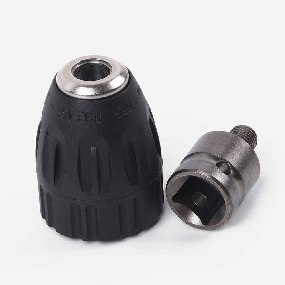 

10mm Mandrel + 1 Adapter Drill Chuck Screwdriver Impact Driver Adaptor