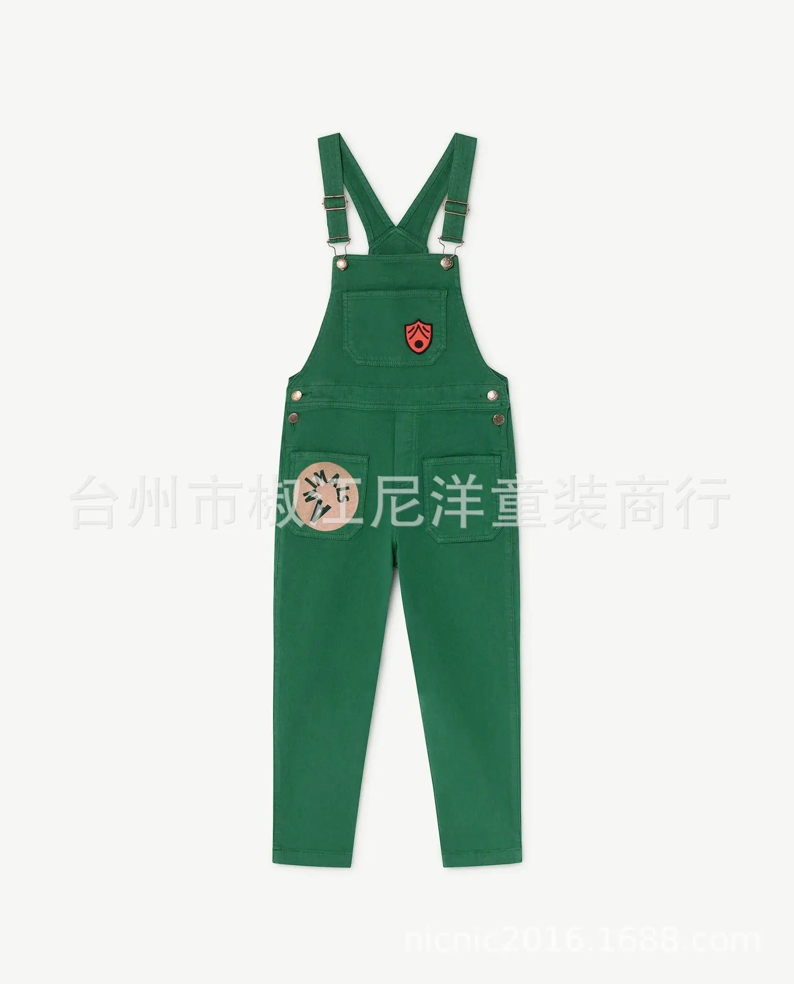 Green TAO/ Новые осенне-зимние детские комбинезоны для мальчиков девочек, модные штаны с принтом, милые детские штаны - Цвет: Green