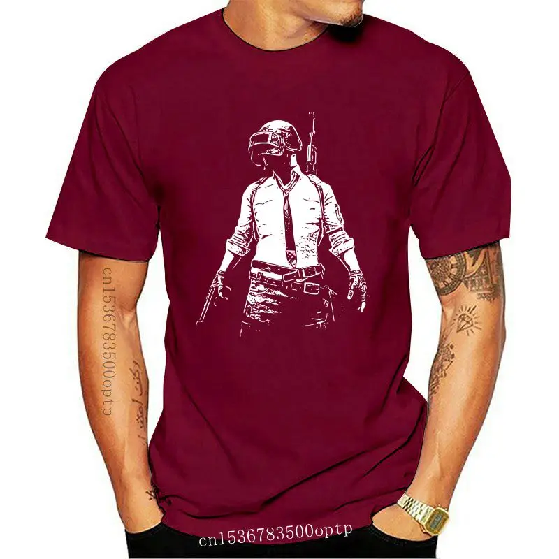 

Design Pubg Playerunknown's Battlegrounds t-shirt For Men Fashion Free Shipping Streetwear short sleeve Cotton Camiseta Top