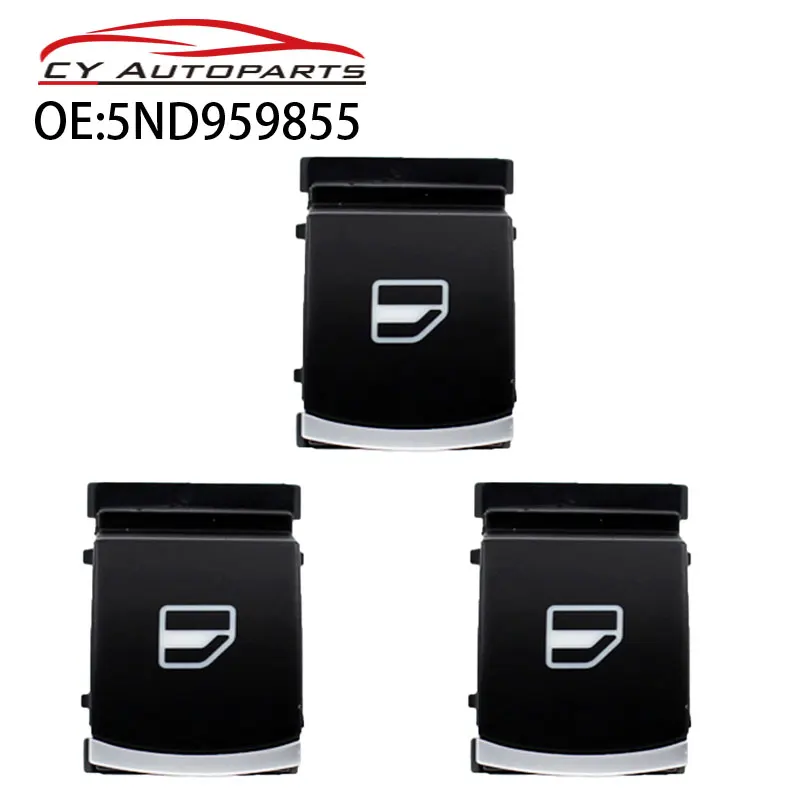 YAOPEI 3 шт. кнопка переключения окна для VW Golf 5 6 GTI MK5 MK6 Volkswagen Passat B6 OEM 5ND959855 5ND 959 855 5K0