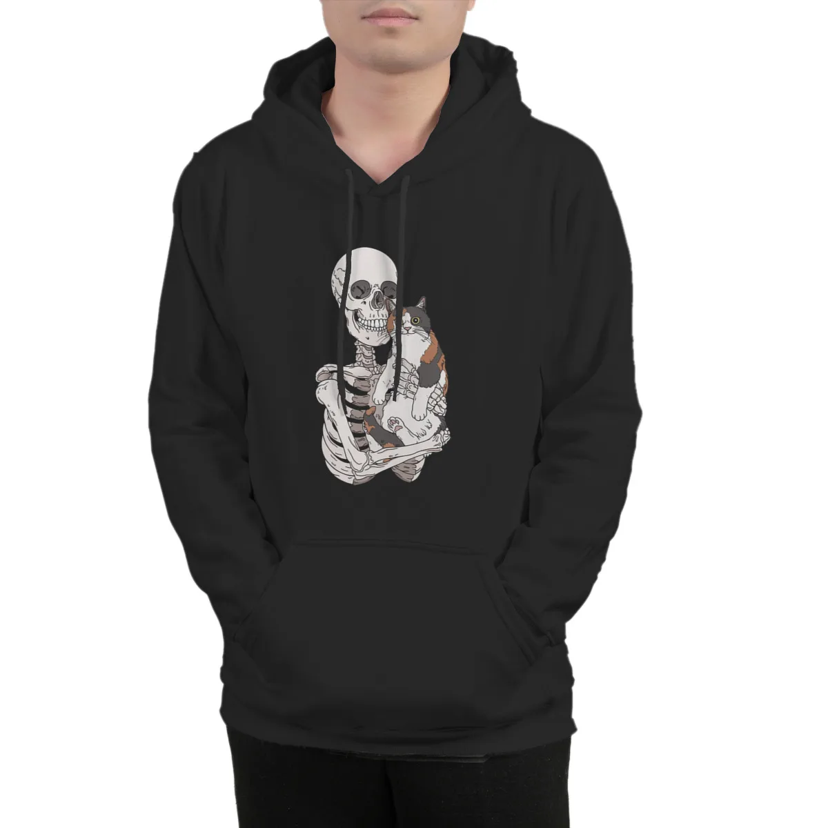 

Men's Hoodie Me and my calico catFashion Funny Pullover Spring winter Sweat Homme 37172