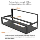 Новинка 2021 года, Штабелируемая открытая рамка для майнинга ETHETCZEC, эфирные аксессуары, инструменты для криптовалюты 68 GPU, стойка для биткоинов