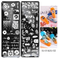 nail stamping plates human face design multiple pictures solid manicure art stainless steel printing plate for girl