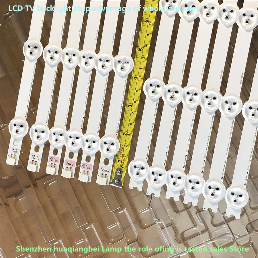 Светодиодная лента для подсветки 874 мм 12 светодиодов LG TCL L42F1300 3D 6916L 0882A 0913A LC420DUN SE 42