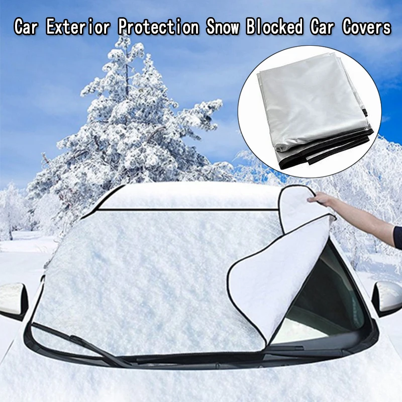 Автомобильная защита от снега козырек Солнцезащитный Передняя Задняя крышка