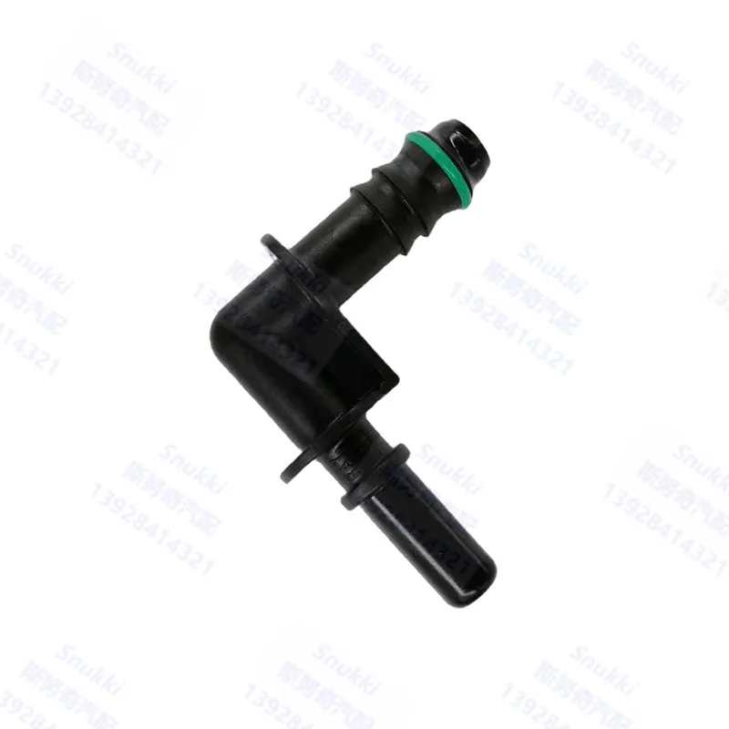 9.89mm-ID12 Fuel line quick connector 90 degree SAE fuel pipe fittings plastic male end piece 2pcs a lot | Автомобили и мотоциклы