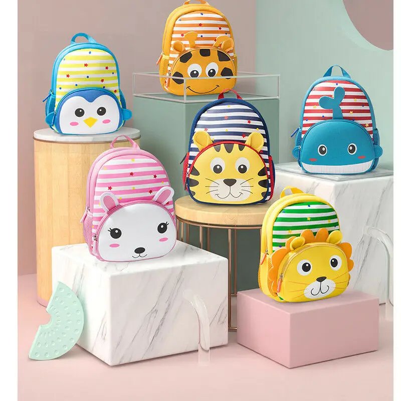 

Baby Boys Girls Cute Backpack Kindergarten Schoolbag Newest Hot Baby Cartoon Animal Bag Shoulder Bag Rucksack Kids Toddler