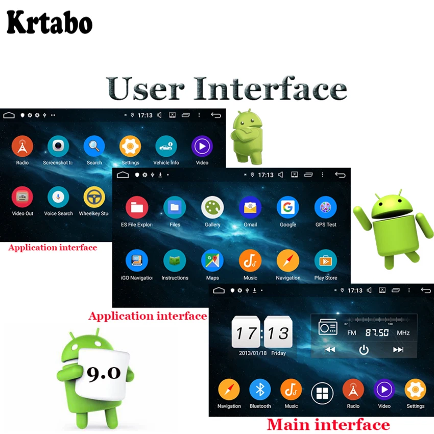 Для TOYOTA Avensis 2003-2009 Android умная автомобильная навигация управление изображения