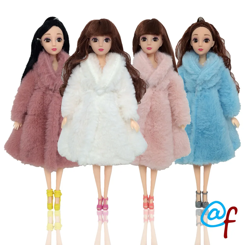 N2 1-Набор Кукла пушистая одежда девочка сделай сам для 1/6 OOAK красивая кукла платье