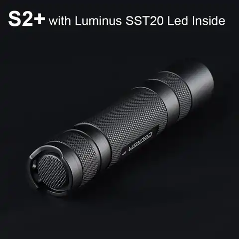 Супер мощная светодиодная вспышка светильник колонна S2 + с Luminus SST20 вспышка светильник черный фонарь 18650 Linterna фонарик рыбалка кемпинг езда на...