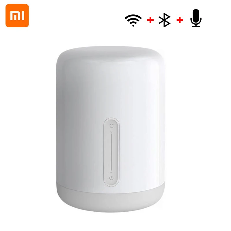 Xiaomi 2 Mijia ночник умный прикроватный светодиодный настольный светильник цветной 400 люмен Bluetooth с сенсорным управлением Wifi для Apple HomeKit siri