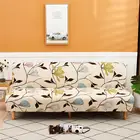 Универсальный чехол для дивана без подлокотников, эластичный полностью закрытый чехол для кушетки в гостиную, защита от пыли
