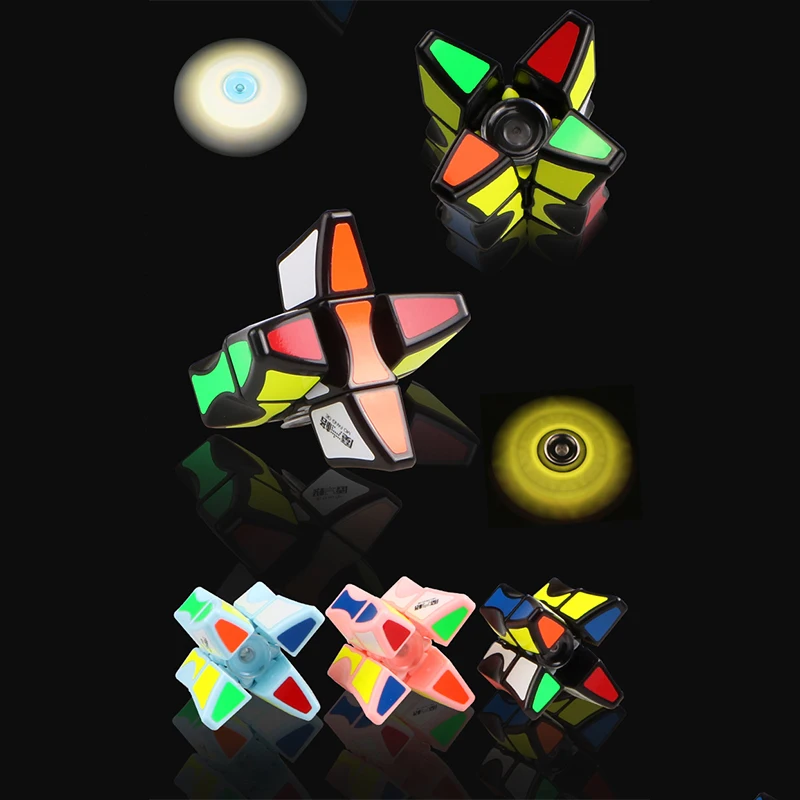 

Magic Finger Fidget Spinning Top Anti-stress Rotation Spinners Decompression Gyroscope Gyro Cube Educational Toy