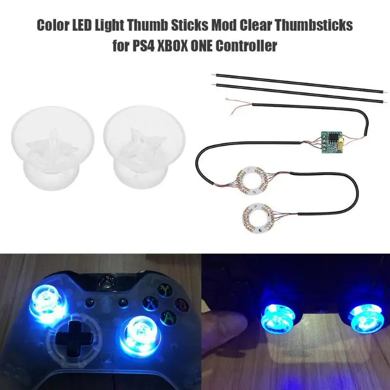 7 цветов светодиодные колпачки для контроллеров PS4/XBox One|Кабели| |