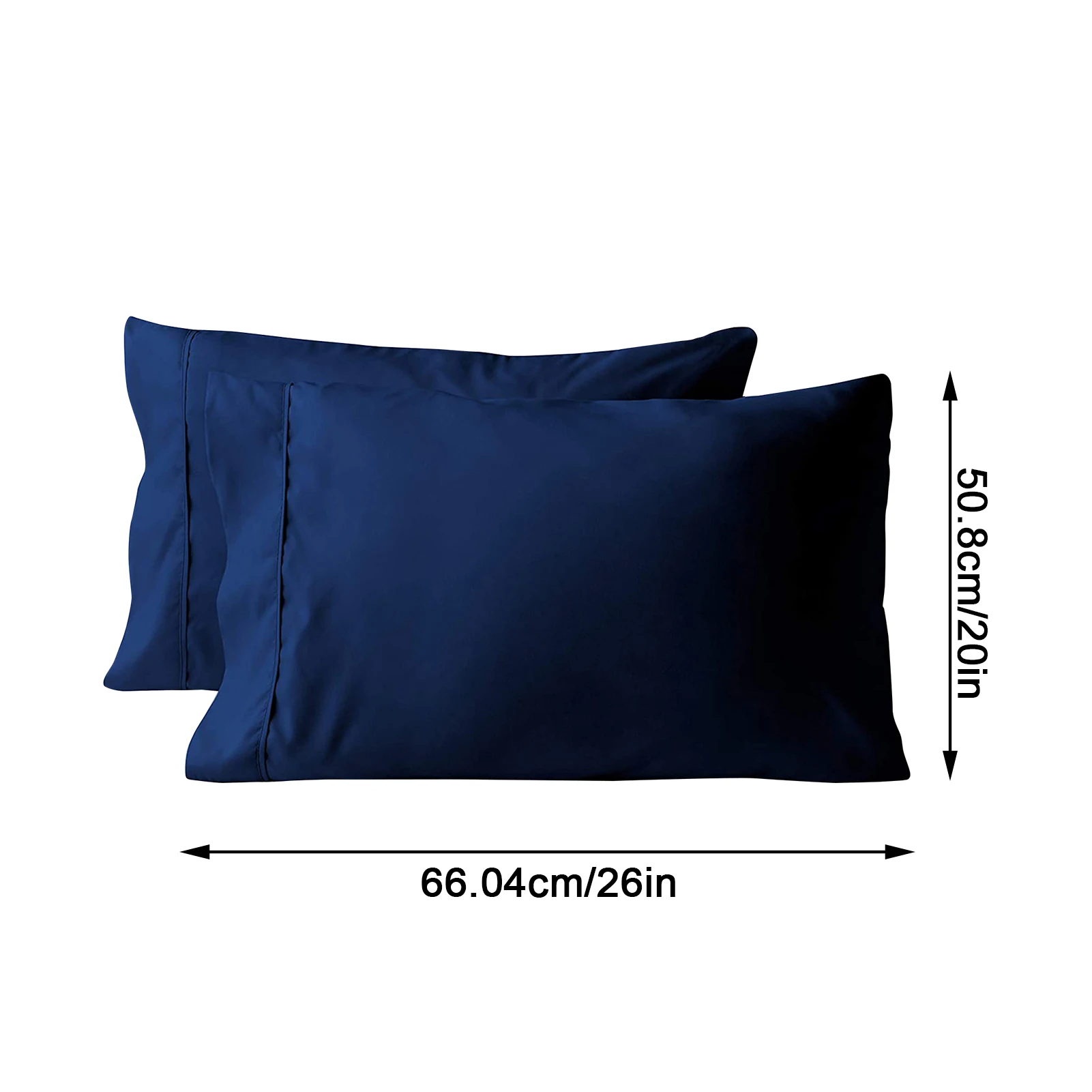 

Envelope Closed Pure Emulation Polyester Satin Pillowcase Comfortable Pillow Cover Pillowcase For Bed Throw Simple Pillow Covers