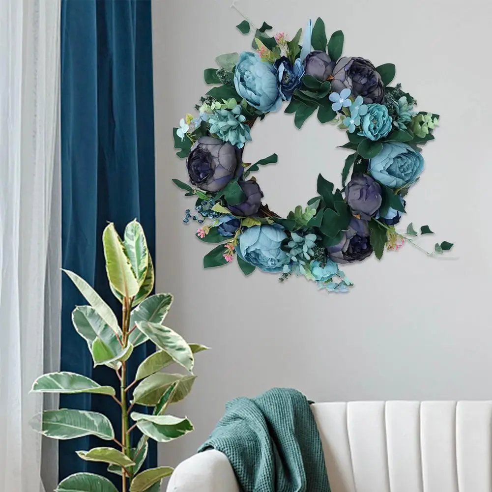 

Artificial Wreath Wall Art Decor Floral Wreath Wedding Decoration