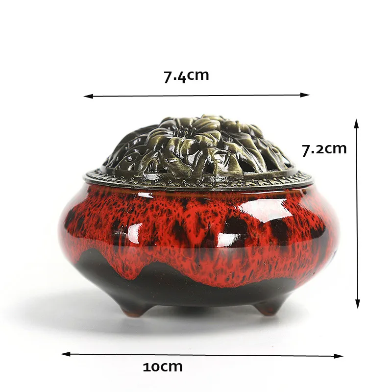 T керамические Благовония конфорки портативный фарфор курятник буддизм ладан