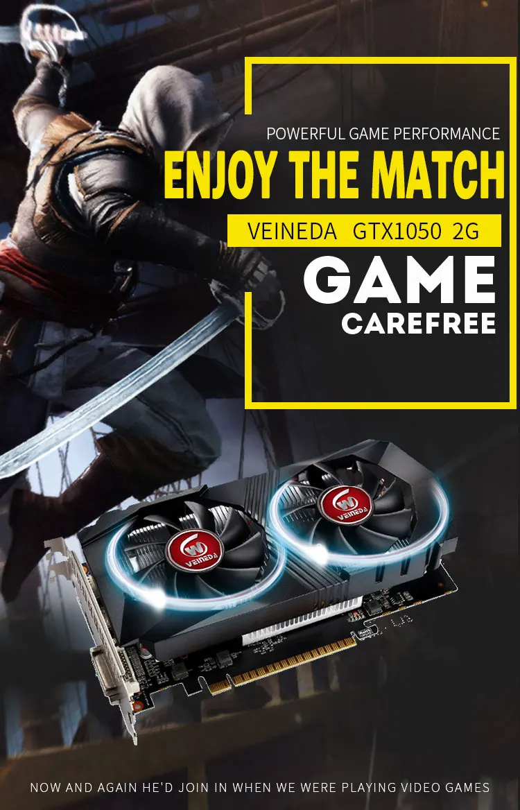 Видеокарта GTX1050 GPU графическая карта 2G DDR5 игровая майнинговая карта Instantkill GTX950, GTX750, GTX650 для игр nvidia Geforce Gtx