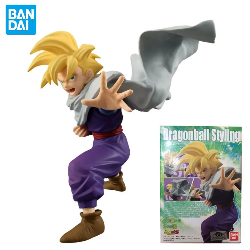 

Фигурка Shokugan Bandai Dragon Ball Z, оригинальная экшн-фигурка Супер Саян Гохан, модель, игрушка, коллекционная кукла, подарок, аниме модель