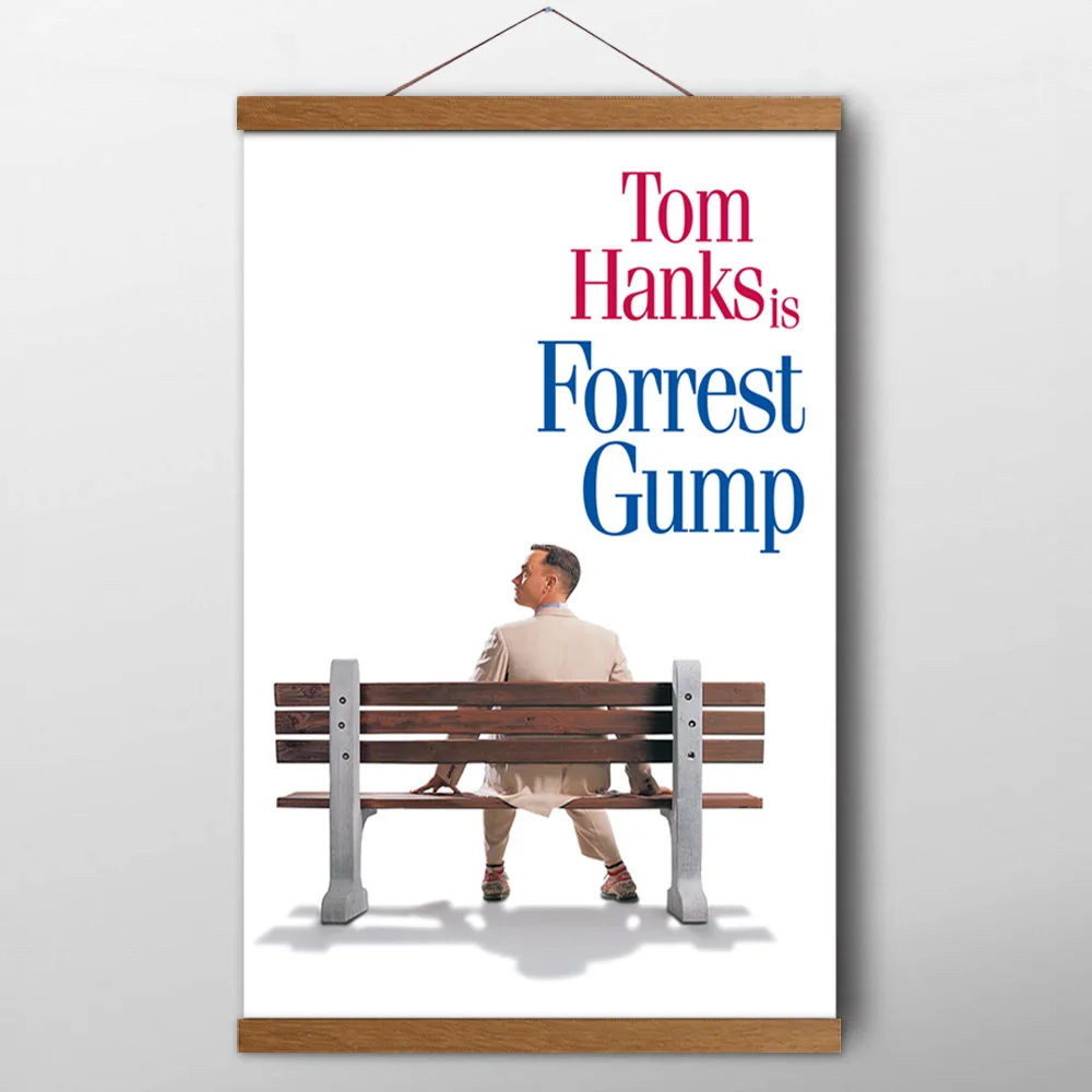 

Картины из массива дерева, картины из фильма Forrest Gump, классический постер, настенное искусство, холст, тканевые принты для декора гостиной