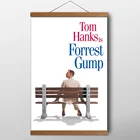 Картины из массива дерева, картины из фильма Forrest Gump, классический постер, настенное искусство, холст, тканевые принты для декора гостиной