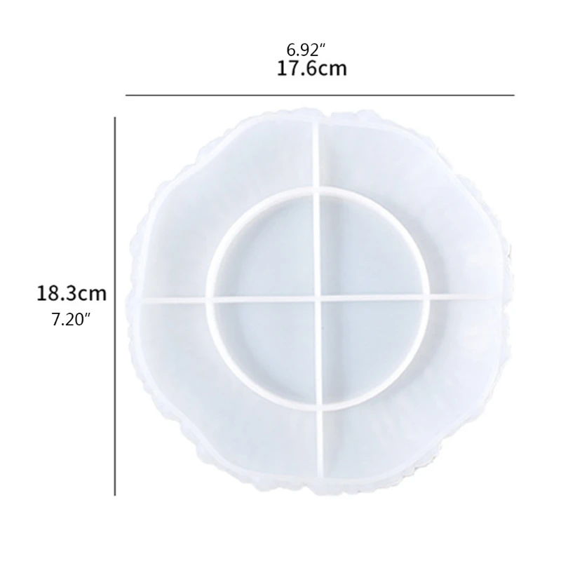 

E56A Resin Coaster Mold-resin Casting Smooth Coaster Mold-Silicone Agate Coaster Mold-Agate Slice Coaster-Home Decoration