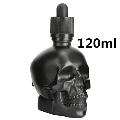 120ml Black 7 цветов на каждый день череп горький бутылка горькой блошницы медицинская капельница горький бутылки 30/60/120 мл - Цвет: 120ml Black