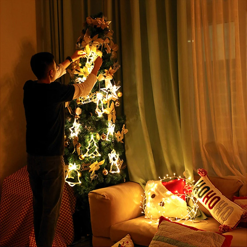 

Led Christmas Elk Light Window Decorative Sucker Holiday Lamp Battery Powered Lighting For Home Xmas New Year Art Decoration