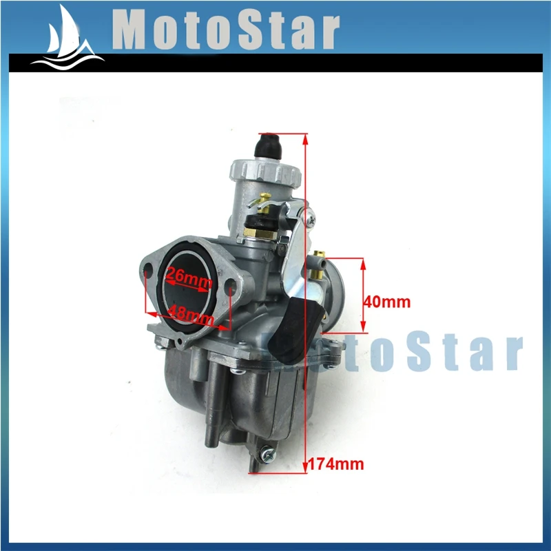 Mikuni VM22 26 мм карбюратор для Lifan YX зонгшен двигатель Dirt Pit Bike XR50 CRF50 KLX