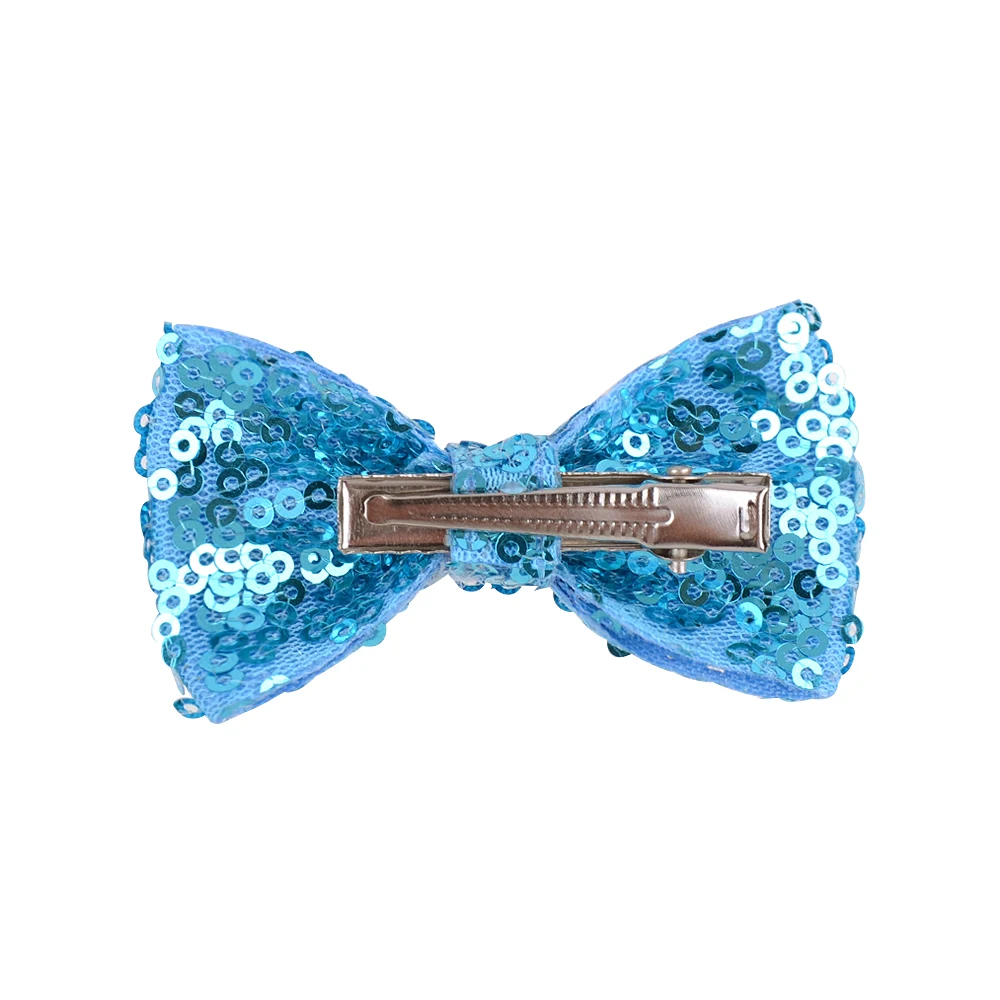 Банты для волос с блестками 20 шт./лот зажимом маленьких девочек заколки ручной