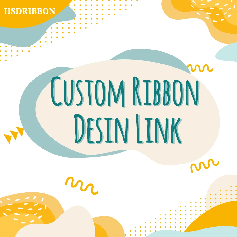 

50Yards diy Custom design 22MM 38MM 50MM 75MM Heat transfer printed ribbon on Grosgrain Ribbon