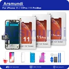 ЖК-дисплей RJ Incell для iPhone 11, 11Pro, 11ProMax, сенсорный экран, без битых пикселей, дигитайзер в сборе, замена