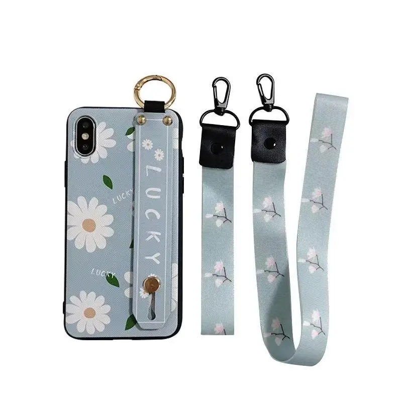 Ремешок браслет чехол для телефона с мягкий мобильного iphoneX XR XSMAX 6 фотоаппаратов
