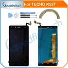 ЖК-экран для TECNO K557 ЖК-дисплей сенсорный экран стеклянная панель дигитайзер в сборе для TECNO Camon K557 запасные части