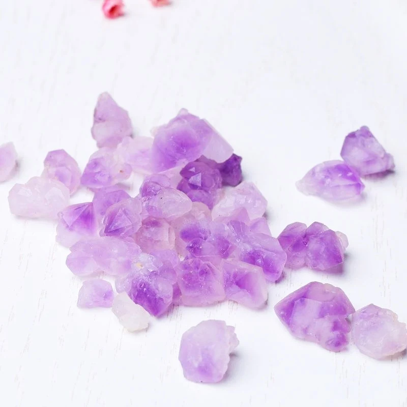 50 г натуральный аметист Грубый образец для ручной работы DIY аквариум бонсай