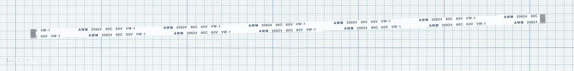 Шлейф универсальный 10pin, шаг 0,5мм, длина 30см