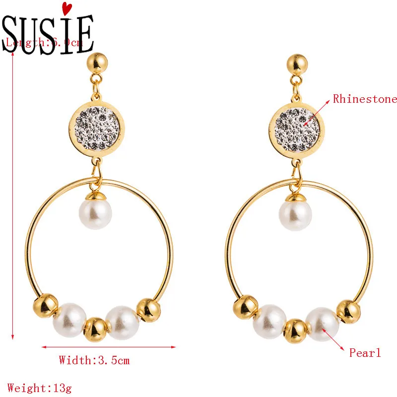 Женские жемчужные серьги LOVE SUSIE модные ювелирные аксессуары вечерние свадебные