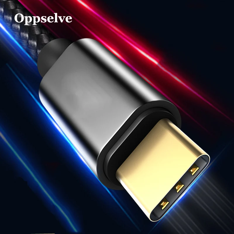 Кабель USB Type C Oppselve для Xiaomi Redmi Note 7 Быстрая зарядка кабель Samsung Galaxy S10 S9 S8 Plus|Кабели
