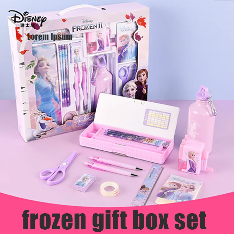 

Набор канцелярских принадлежностей Disney UME DM0934F, Подарочная коробка, школьные принадлежности для учеников, ценный подарок, чехол для детей