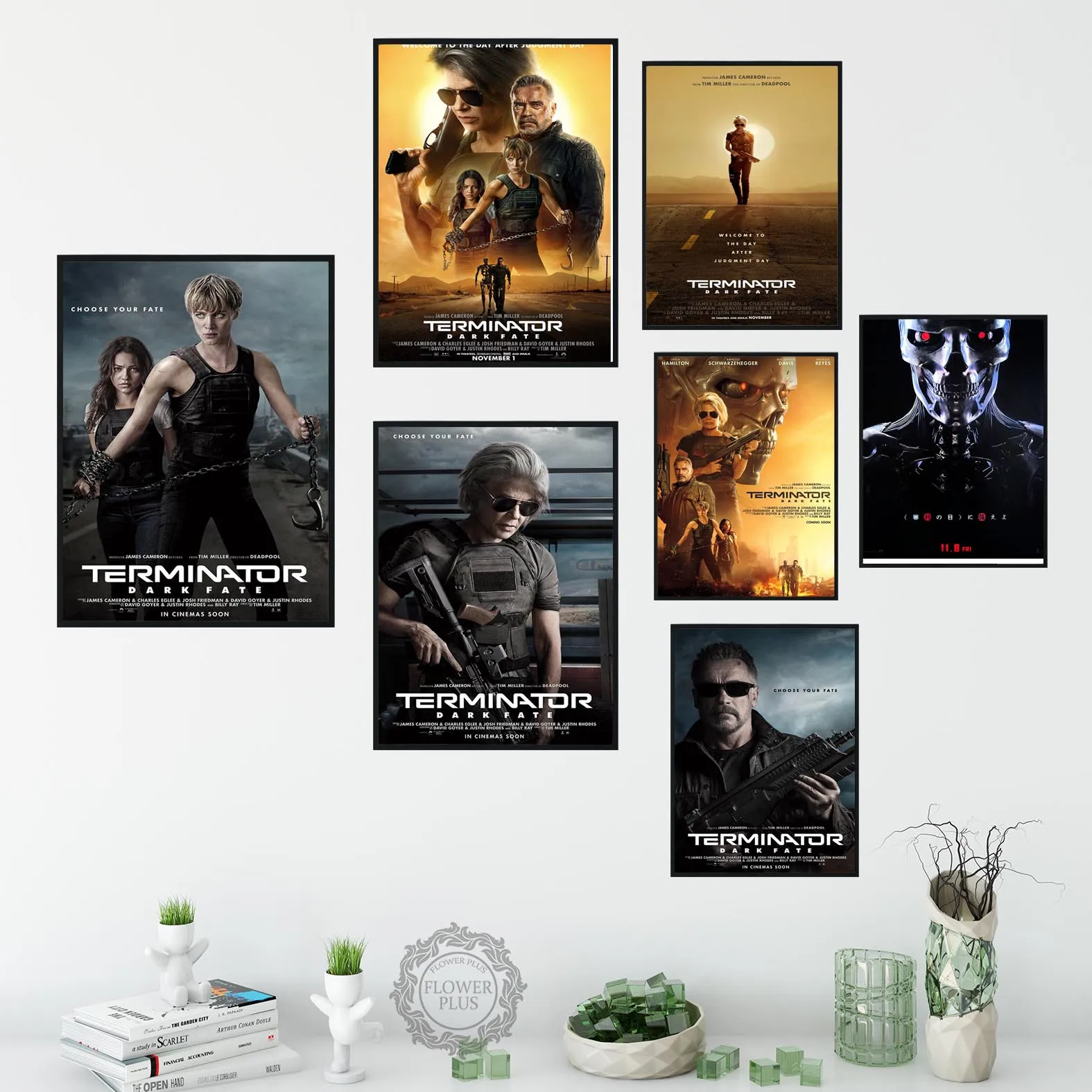 

Art Decor Dark Fate Classic Movie Series Arnold Schwarzenegger Wall Art Canvas Painting Poster