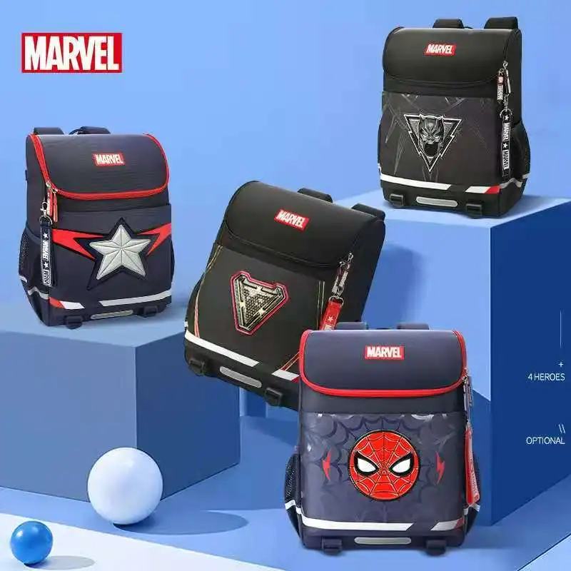 

Disney Marvel Children's Schoolbag Avengers Primary School Backpack Spiderman Large Capacity Multifunctional Kid Backpack