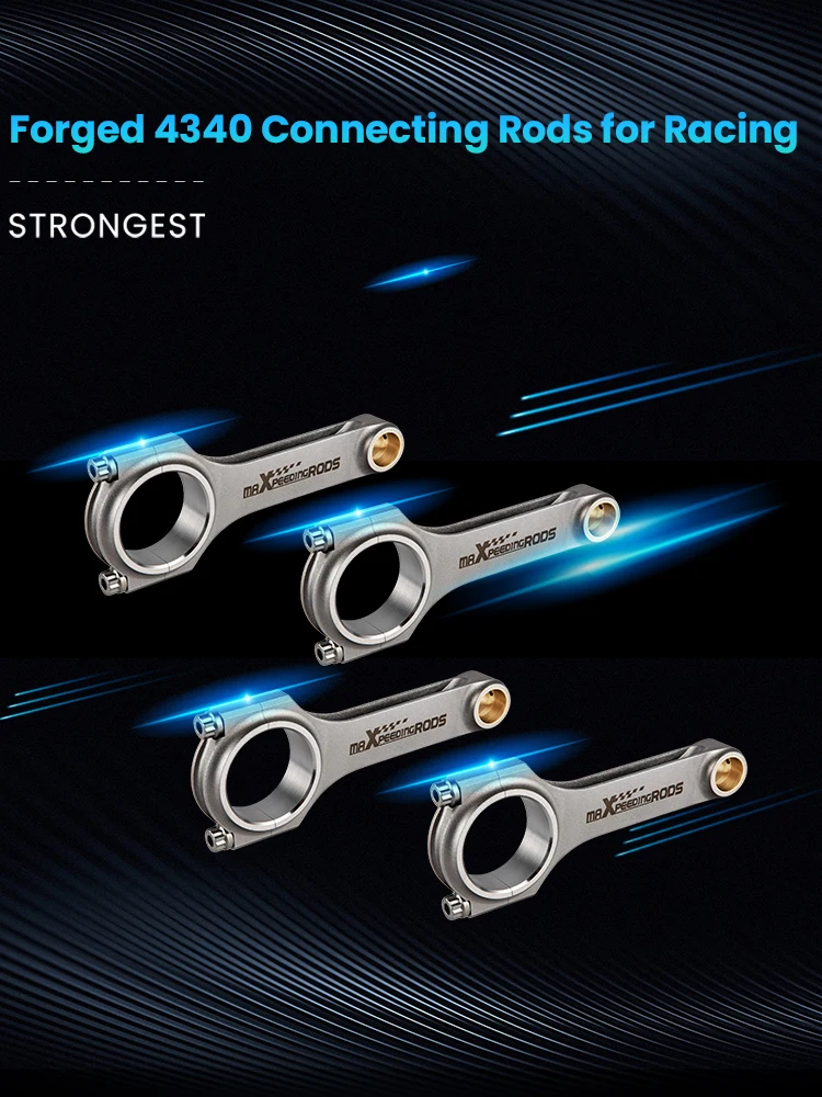 

Racing Connecting Rods for Renault 5 1.4 1397ccm 160HP 118KW ARP2000 Conrods
