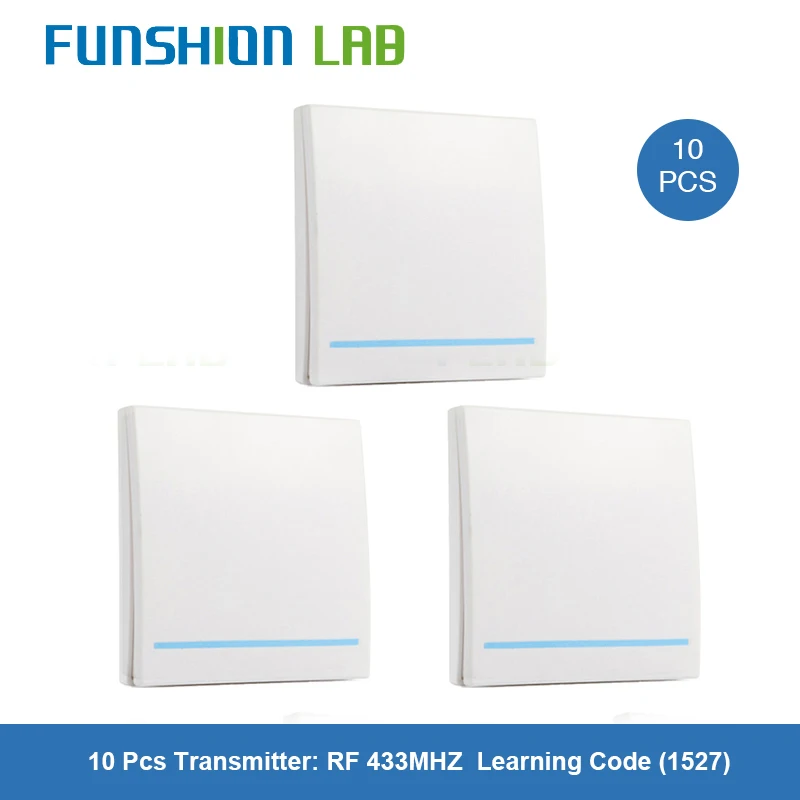 Универсальный беспроводной пульт дистанционного управления FUNSHION 10 шт. 433 МГц 86