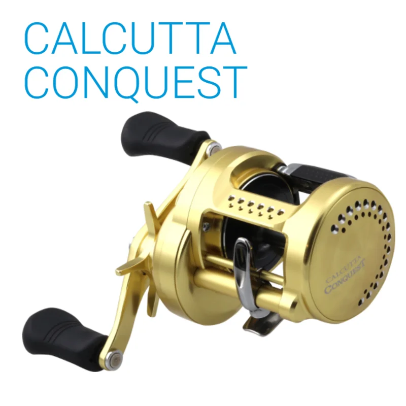 Оригинальная катушка для заброса приманки SHIMANO CALCUTTA CONQUEST 2018 200 201 300 301 400